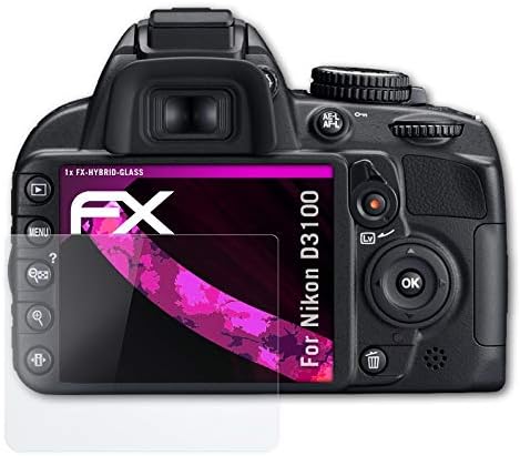 ATFolix plastični stakleni zaštitni film kompatibilan sa Nikon D3100 staklenim zaštitnikom, 9h