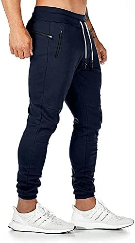 Badhub muške dukseve sa džepovima sa patentnim zatvaračima Atletska hlače koji traču pantalone Jogers za