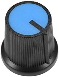 uxcell 5kom 15x15mm plastični potenciometar za kontrolu jačine zvuka okretno dugme sa nazubljenim vratilom