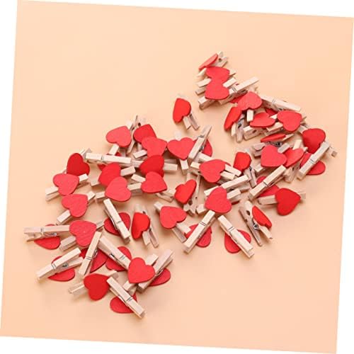 Nuobesty 100pcs za dekoracije Craft Dekorativni mini isječci Šareni ljubavni stezrki crveni valentinski oblozi