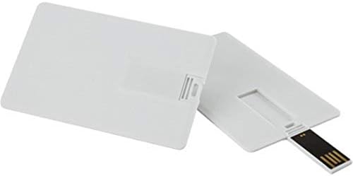100 Pack Poslovna kreditna bijela / crna kartica 2.0- USB Flash diskovi