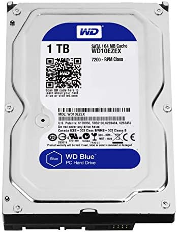 Wd Plavi Wd10ezex 1 Tb 3.5 Interni Čvrsti Disk-Sata-7200 Rpm-64