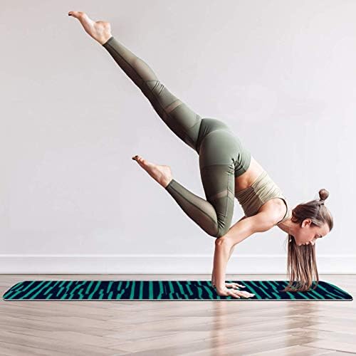 Meikadianzishangwu traka zelena debela neklizajuća Vježba & amp; fitnes 1/4 prostirka za jogu za jogu