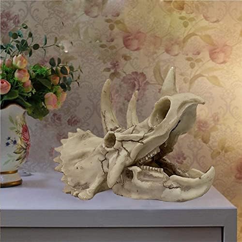 Dekor smole Realistična statua životinja Stol kabine Tabela Top Anatomske kosti za kućnu kolekcionarsku zabavu Halloween Božićni ukras snega pahuljica