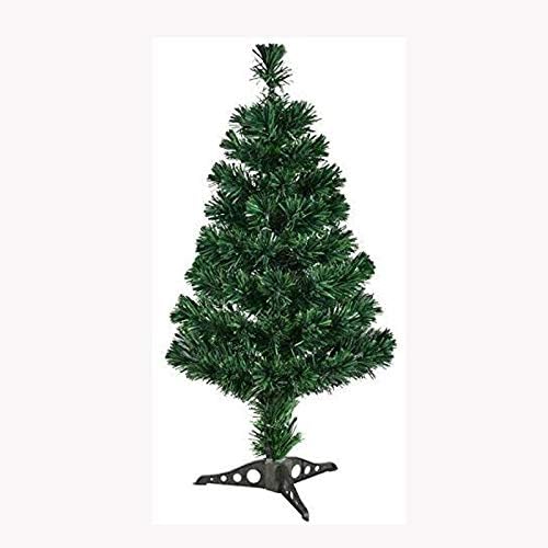 Twdyc veštačko božićno drvce sa vlaknom optikom, laganom, Xmas ukrasom sa postoljem, unutarnjim