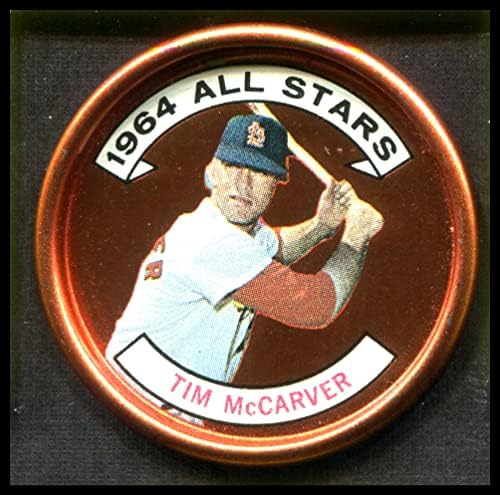 1964 TOPPS # 156 All-Star Tim McCarver St. Louis Cardinals NM kardinals