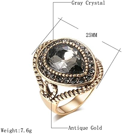 Prstenovi za žene 2023 rođendanski pokloni Pošaljite majku etničko vjenčanje kristal kao poklon