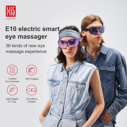 MASTER masažna oprema E10 Električni Smart Fashion Mini masažer za oči sa laganom toplotom smanjite