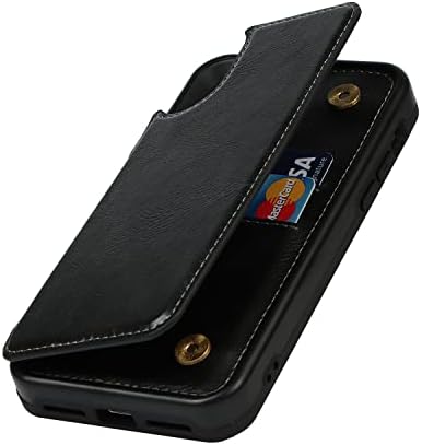 iCoverCase za iPhone XR torbicu za novčanik sa držačem za kartice Premium PU kožni nosač dvostruka magnetna