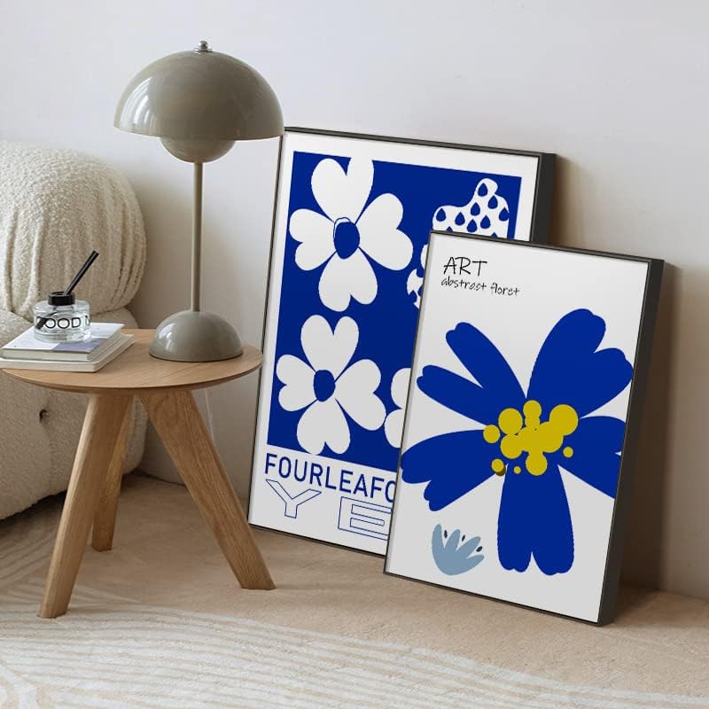 Nordijska apstraktna Niša dnevna soba viseća slika Klein plava blagovaonica dekorativna slika ins Vjetar
