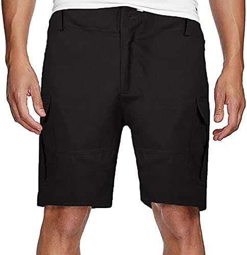Miashui kratke hlače za muškarce hlače na plaži s džepovima Atletski teretni kratke hlače muške uzročne muške