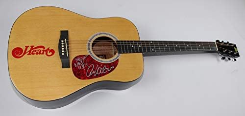 Srce Ovi Snovi Nancy Wilson Ann Wilson Band Group Potpisan Autogramom Drva U Punoj Veličini Akustičnu Gitaru Loa