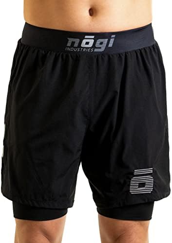 NOGI INDUSTRIES GHOST 7 Premium obložene kratke hlače - crna