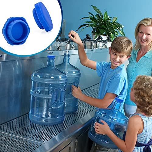 Xloey 5 galonske kape za vodu, 5pcs 5 galona boca za boce za vodu za višekratnu upotrebu, silikonski otporan