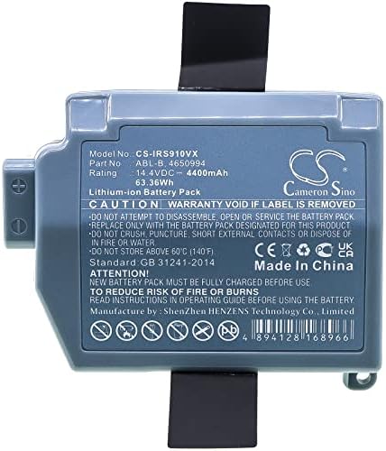 Cameron Sino nova zamjenska baterija 4400mAh / 63.36 Wh pogodna za iRobot Roomba S9, Roomba S9+, S955020