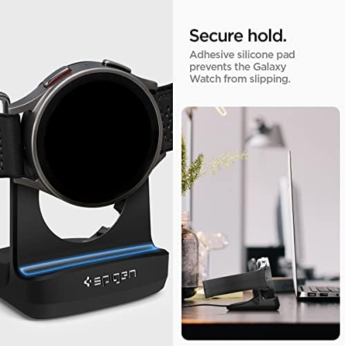 Spigen S353 dizajniran za Galaxy Watch5 špelej za punjač / Galaxy Watch5 Pro 45mm postolje - crna