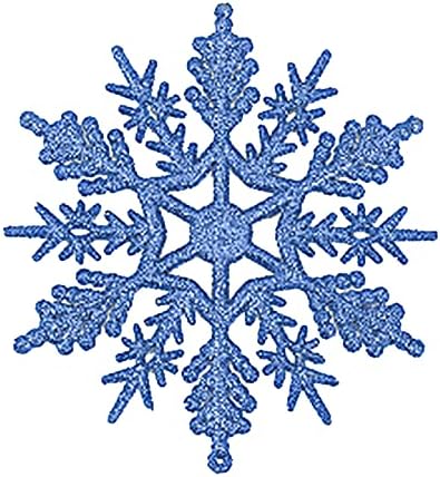 D061WS 24pc Snowflake Božićni ukras Božićno ukrašavanje stabla Privjesak mesta (5cm)