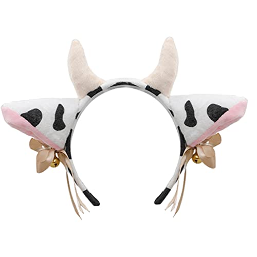Lurose krava uši traka za glavu krava rogovi kosa obruč traka zvona pokrivala za glavu životinjska kosa Accessiores za Halloween performance Party