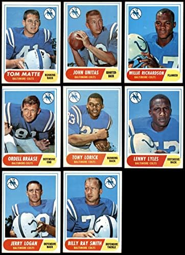 1968 Topps Baltimore Colts Team Set Baltimore Colts Ex / MT Colts