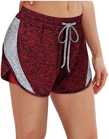Moqivgi ženski atletski trening za fitness hlače sa oblogom Yoga trčanje activewear skica sa džepovima