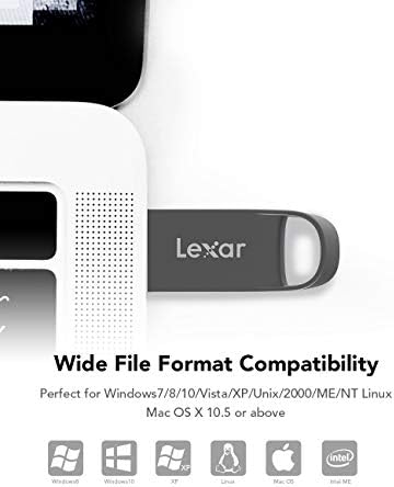 Lexar 64GB USB 2.0 fleš disk, Mini USB Stick, UDP Thumb Drive, memorijski Stick sa dizajnom cinkove legure, pogon za skok, pogon olovke za PC / Laptop/računar / eksternu memoriju
