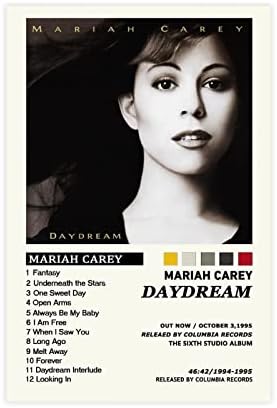 Mariah Carey Daydream album Cover Canvas Poster Wall Art Decor Print Slike Slike za dnevni boravak dekoracija spavaće sobe Unframe-style 12x18inch