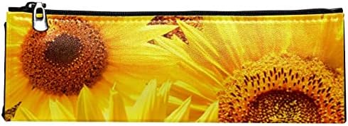 GUEROTKR pernica, torbica za olovke, torba za olovke, torbica za olovke estetska, uzorak suncokretovog žutog