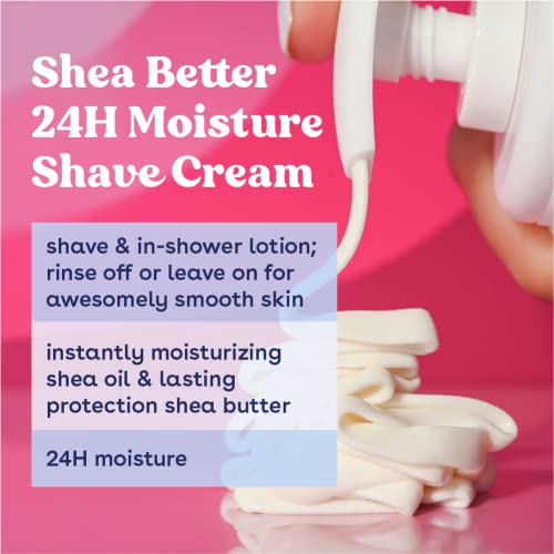 EOS Shea bolja krema za brijanje za žene-lavanda | krema za brijanje, Njega kože i losion sa Shea maslacem i alojom