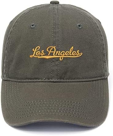 Cijia-Cijia muške bejzbol kape Los Angeles City-CA vezeni Tata šešir opran pamučni šešir
