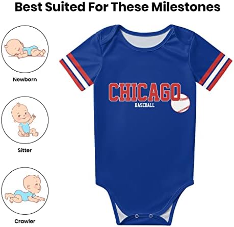 Odjeća za bebe prilagođena bejzbol odjeća personalizirano ime Broj sportove obožavatelja prilagođenog