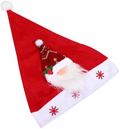 Abaodam Božić stranka kratki flanel šešir Festival dekoracije Faceless Santa šešir se koristi za proslavu Božića
