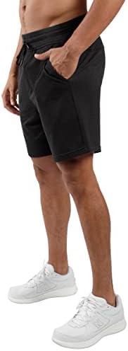 90 stepeni refleksnim muškim Ultra mekim frotirnim salonskim šortsama sa vezicama i džepovima sa strane