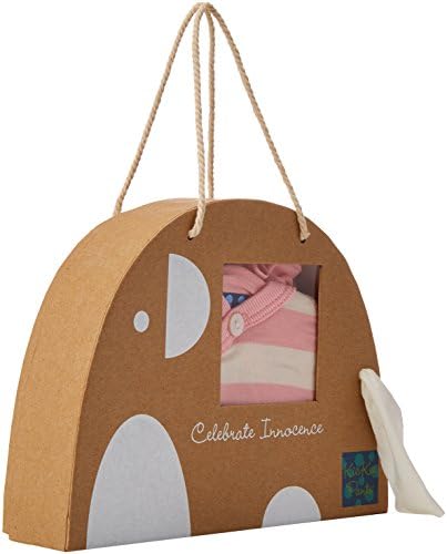 KicKee pantalone sa volanima Kimono Poklon Set za novorođenčad sa poklon kutijom za slonove