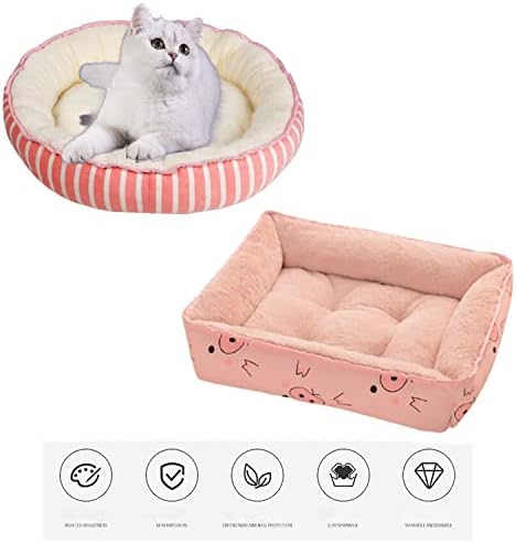 Krevet za mačke koji se samo zagrijava - dvostrani prozračni jastuk za mačke 10 za mali srednji krevet