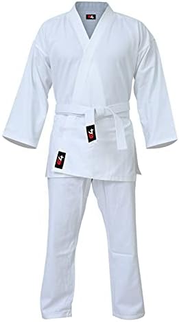 G4 karate odijelo Gi Aikido Trening za odrasle studentske uniforme set Besplatan pojas crno bijeli