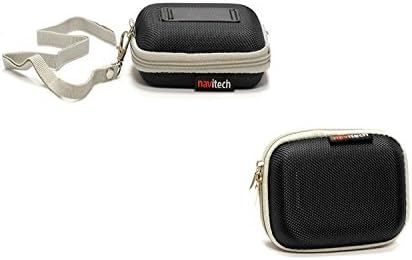 Navitech Crna tvrda zaštitna torbica za sat/narukvicu kompatibilna sa Garminom kompatibilnom sa GPS satom