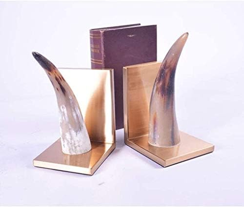 Dekorativna Knjiga Završava Metal Bookends Horns Bookend Polica Za Knjige Decor Simple Retro Book