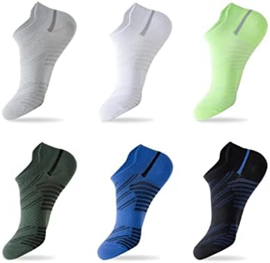 Xwwdp 6pairs od muških jesenskih sportskih čarapa u pamučnim pletenim i prozračnim čarapama na otvorenom