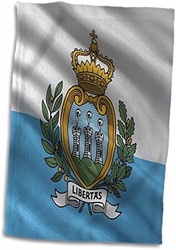 3drose zastava San Marino mahala u vjetru - ručnici