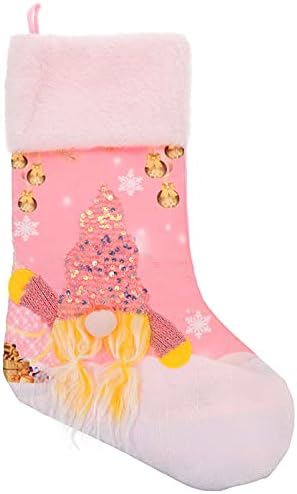 Veemoon Božić čarape sa Led: upaliti Božić Goody torba poklon torbe čarape božićno drvo ukras