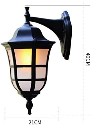ZCMEB Retro zidna svjetiljka Aisle lampa na otvorenom zidna lampica Vrtna svjetiljka američka