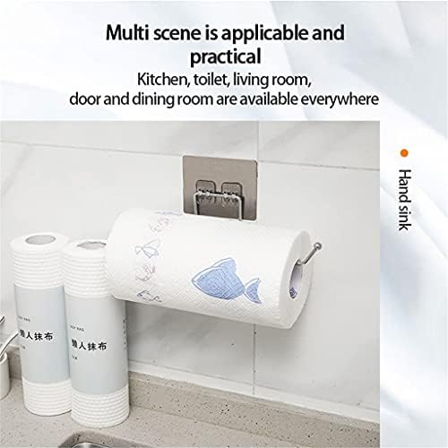 Wykdd Kuhinjski toaletni držač za držanje tkiva Viseća kupaonica toaletni papir Držač papira za papir za