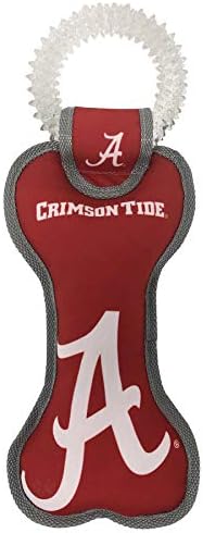 NCAA Alabama Crimson Tide Dental pas tegljač igračka sa Squeaker. Tough pet igračka za zdrave