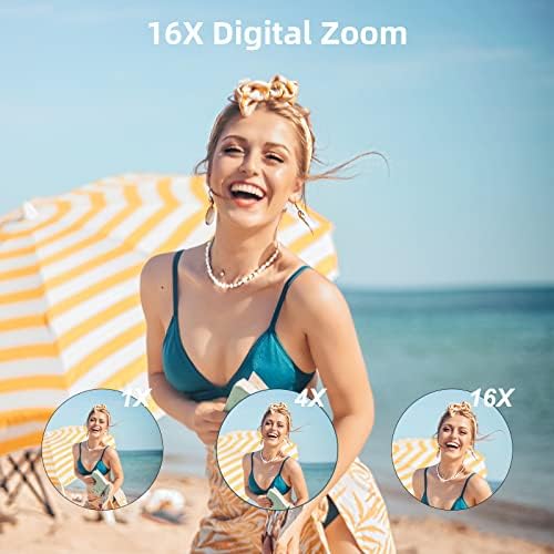 Vodootporni digitalni fotoaparat za fotografiranje 2.7K 48MP Full HD video rekorder Dvostruki ekrani10ft