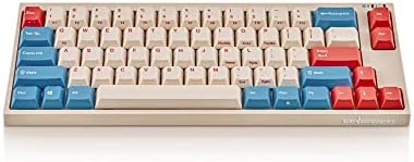 Leopold FC660MBT Coral / plava 65% Bluetooth dvostruki snimak PBT mehanička tastatura Cherry MX plava