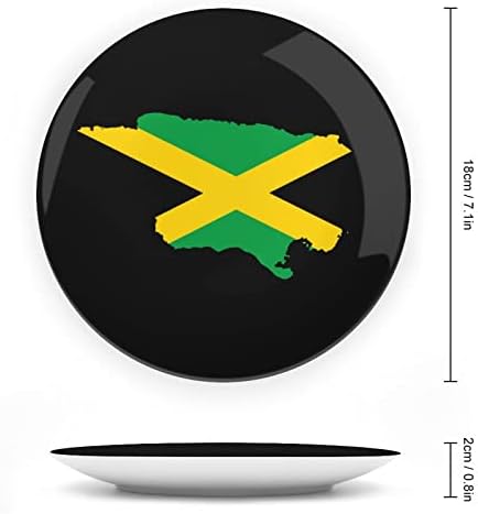 Jamajka zastava Karta Kosti Kina Dekorativna ploča Keramičke ploče za plovilo sa zaslonom za uredski zid ukras