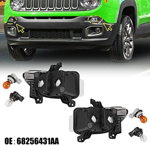 X AUTOHAUX 1 par automobila prednje signalno svjetlo vozača i suvozača za Jeep Renegade 2015-2018 zamjena CH2530105