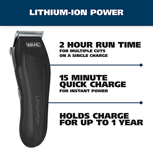 Wahl Clipper litijum-jonski Akumulatorski komplet za šišanje-punjivi komplet za njegu i podrezivanje
