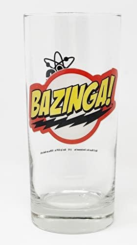 2014 Bazinga!Big Bang ravno koktel ili ledeni čaj staklo Tumbler -14 oz. Kapacitet