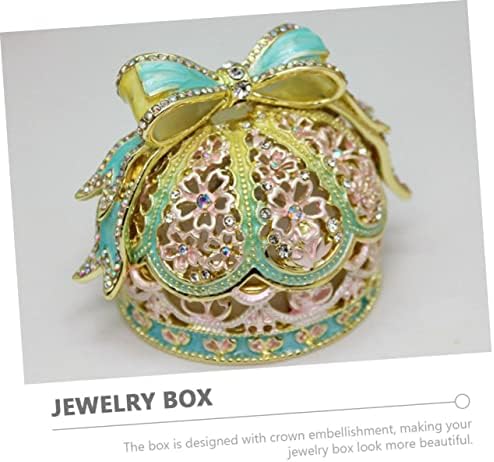 NOLITOY 4kom kutija za nakit ornament kontejner Bling Nakit za žene ženska kutija za nakit prsten kutija za